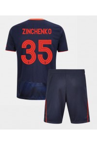 Nottingham Forest Oleksandr Zinchenko #35 Babyklær Tredje Fotballdrakt til barn 2025-26 Korte ermer (+ Korte bukser)